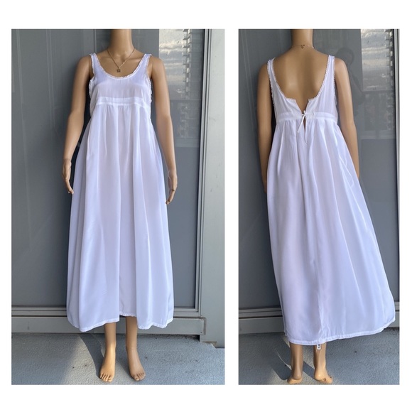 Vintage Other - Handmade Maxi White Night Gown